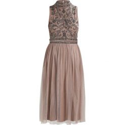 Lace & Beads NIGELLA MIDI Sukienka koktajlowa taupe. Szare sukienki koktajlowe marki Lace & Beads, z materiału, midi. Za 419,00 zł.