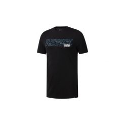 T-shirty z krótkim rękawem Reebok Sport Koszulka Graphic Series Foundation. Czarne koszulki męskie Reebok Sport, s, bez wzorów, sportowe, bez kołnierzyka, z krótkim rękawem, krótkie. Za 89,95 zł.