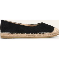Answear - Espadryle Guapissima. Czarne espadryle damskie ANSWEAR, bez wzorów, z gumy, bez obcasa, na obcasie. W wyprzedaży za 69,90 zł.