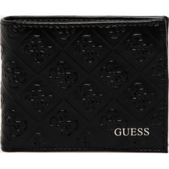 Guess Jeans - Portfel. Czarne portfele męskie Guess Jeans, z aplikacjami, z poliesteru. Za 289,90 zł.