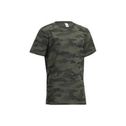 Bluzki dziewczęce bawełniane: Koszulka Steppe 100 camo HTV