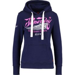 Bluzy damskie: Superdry SPEED SAINTS Bluza z kapturem princeton blue marl