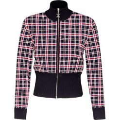 Bluza OPENING CEREMONY. Niebieskie bluzy damskie Opening Ceremony, w kratkę, z tkaniny, z krótkim rękawem, krótkie, bez kaptura. W wyprzedaży za 1060,00 zł.