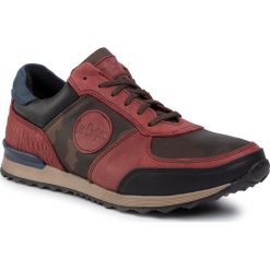 Sneakersy LEE COOPER - LCJP-19-01-011 Burgundy/Khaki. Czerwone sneakersy męskie Lee Cooper, bez wzorów, ze skóry, bez zapięcia. W wyprzedaży za 209,00 zł.
