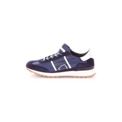 Buty Philippe Model Paris PSLUB004. Niebieskie trampki męskie Philippe Model Paris, bez wzorów, bez zapięcia. Za 609,31 zł.