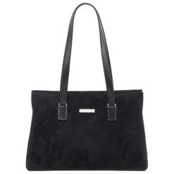 Tamaris Torebka Damska Nadin E Shoulder Bag 2896182-098 Black Grzebień. Czarne torebki klasyczne damskie marki Tamaris, bez wzorów, z zamszu, eleganckie, zamszowe, bez dodatków. W wyprzedaży za 262,00 zł.