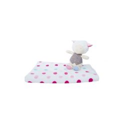 Bieco Kocyk z owieczką, różowy - różowy/pink. Różowe przytulanki i maskotki marki Bieco. Za 55,00 zł.