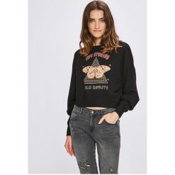 Femi Stories - Bluza Punk. Czarne bluzy damskie marki Femi Stories, s, z nadrukiem, z elastanu, bez rękawów, bez kaptura. W wyprzedaży za 179,90 zł.