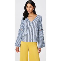 Paski damskie: Rut&Circle Bluzka w paski Pineapple – Grey,Multicolor