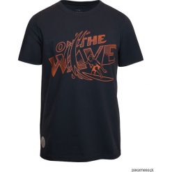 T-shirt ON THE WAVE GRAPHITE. Szare t-shirty męskie Pakamera, m, bez wzorów, z elastanu, klasyczne, z klasycznym kołnierzykiem. Za 129,00 zł.
