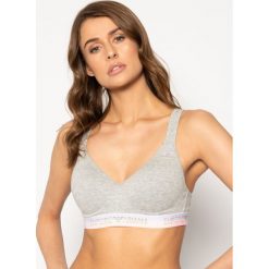 Biustonosz braletka Emporio Armani Underwear 163995 0P217 03748. Szare biustonosze Emporio Armani Underwear, bez wzorów, z elastanu. W wyprzedaży za 189,00 zł.