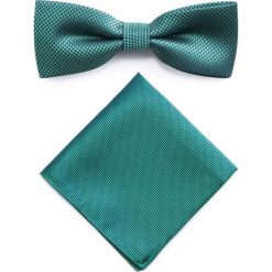 Mucha z poszetką MUZ0001278. Żółte muszki męskie Giacomo Conti, bez wzorów, z mikrofibry, eleganckie. Za 69,00 zł.