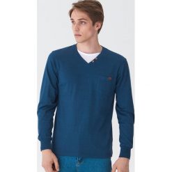 Koszulka longsleeve - Granatowy. Niebieskie koszulki męskie House, s, bez wzorów, bez kołnierzyka, bez rękawów. Za 49,99 zł.