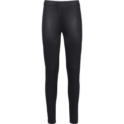 Legginsy z połyskującą powłoką bonprix czarny. Czarne legginsy damskie marki bonprix. Za 54,99 zł.