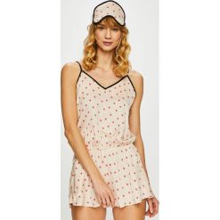Dkny - Kombinezon piżamowy. Piżamy damskie DKNY, s, bez wzorów, z poliesteru, z krótkim rękawem. W wyprzedaży za 159,90 zł.