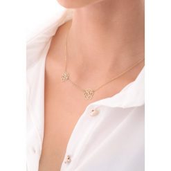 Naszyjniki damskie: Złoty Naszyjnik Flowers Symbol