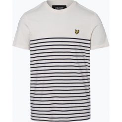 Lyle & Scott - T-shirt męski, czarny. Czarne t-shirty męskie marki Lyle & Scott, l, w paski, z bawełny. Za 99,95 zł.