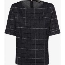 Opus - Damska bluza nierozpinana – Gizza, niebieski. Niebieskie bluzy damskie Opus, w kratkę, z krótkim rękawem, krótkie, bez kaptura. Za 229,95 zł.