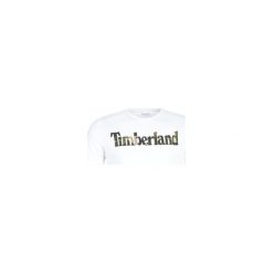 T-shirty z krótkim rękawem Timberland SS CARRY. Białe t-shirty męskie Timberland, s, bez wzorów, bez kołnierzyka, krótkie. Za 129,00 zł.