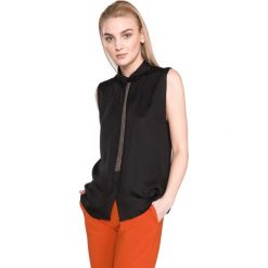 Guess Valeria Bluzka Czarny. Czarne bluzki damskie Guess, xs, z aplikacjami, z wiskozy. Za 266,95 zł.