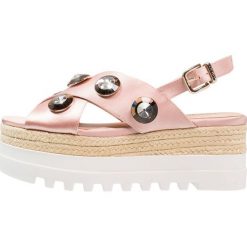 Sandały damskie: Liu Jo Jeans CRISSCROSS PLATFORM PAVONE Sandały na platformie cameo rose
