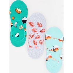 Skarpety stopki 3 pack - Turkusowy. Skarpetki męskie Reserved. Za 29,99 zł.
