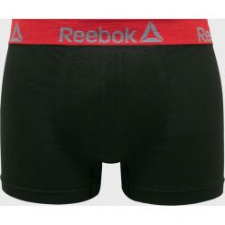 Reebok - Bokserki (2 pack). Czarne bokserki męskie Reebok, bez wzorów, z elastanu. W wyprzedaży za 69,90 zł.
