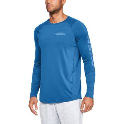 Under Armour MK-1 Koszulka Niebieski. Niebieskie podkoszulki męskie Under Armour, s, z nadrukiem, z elastanu, z długim rękawem. Za 188,95 zł.