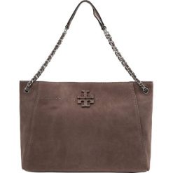 Torebki klasyczne damskie: Tory Burch MCGRAW SLOUCHY TOTE Torebka silver maple