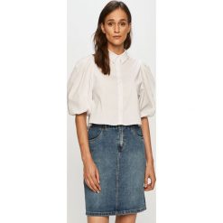 Tally Weijl - Koszula. Bluzki damskie TALLY WEIJL, s, bez wzorów, z elastanu, klasyczne, z klasycznym kołnierzykiem, bez rękawów. Za 89,90 zł.
