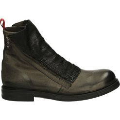 Botki - 357133 GRI-NE. Czarne botki męskie Venezia, ze skóry. Za 299,00 zł.