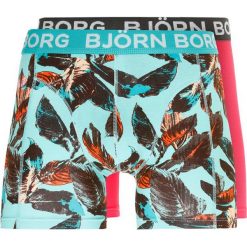 Björn Borg VIBRANT LEAVES SAMMY 2 PACK Panty biscay green. Zielone bokserki męskie Björn Borg, z bawełny. Za 169,00 zł.