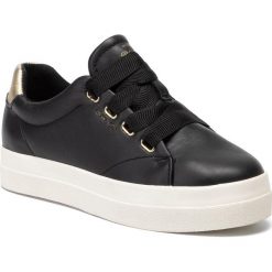 Sneakersy GANT - Aurora 19531861 Black G00. Czarne półbuty damskie GANT, ze skóry. Za 479,00 zł.