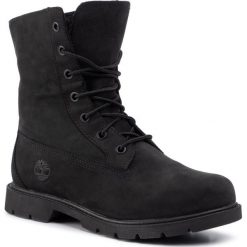 Trapery Timberland Linden Woods Wp Fleece Fold Down TB0A1QST001. Czarne buty trekkingowe damskie Timberland, bez obcasa, bez zapięcia. W wyprzedaży za 579,00 zł.