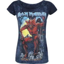 Bluzki damskie: Iron Maiden Legacy of the Beast 2 Koszulka damska szary/granatowy