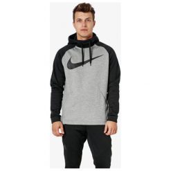 Nike Bluza Thrma Hd Swoosh Ess , szary, rozmiar L. Szare bluzy męskie Nike, m, bez wzorów, z materiału, z kapturem, bez rękawów, z kapturem. W wyprzedaży za 199,99 zł.