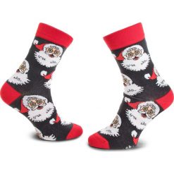 Skarpety Wysokie Unisex FREAK FEET - LMIK-BLR Kolorowy Szary. Szare skarpetki damskie Freak Feet, bez wzorów, z elastanu. Za 19,99 zł.