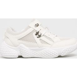 Public Desire - Buty. Białe buty sportowe damskie Public Desire, bez wzorów, z materiału, sportowe. W wyprzedaży za 139,90 zł.