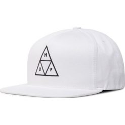 Czapka z daszkiem HUF - Essentials Tt Snapback HT00344 White. Białe czapki męskie HUF, bez wzorów, z bawełny. Za 169,00 zł.