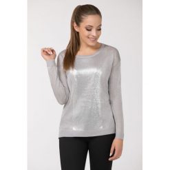 Swetry damskie: Sweter z połyskiem