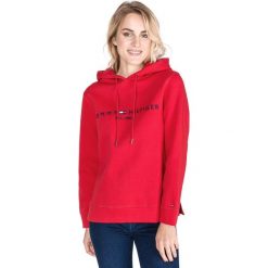 Tommy Hilfiger Essential Bluza Czerwony. Czerwone bluzy damskie TOMMY HILFIGER, s, z haftami, z bawełny, bez rękawów, bez kaptura. Za 462,95 zł.
