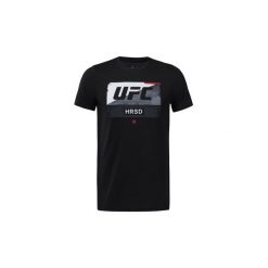 T-shirty z krótkim rękawem Reebok Sport Koszulka UFC Fight Week. Czarne koszulki męskie Reebok Sport, s, bez wzorów, sportowe, bez kołnierzyka, krótkie. Za 90,30 zł.