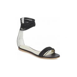 Sandały Jil Sander JS16116. Czarne sandały damskie marki Jil Sander. Za 1375,20 zł.