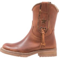 Buty zimowe damskie: Hip Kowbojki i Buty motocyklowe cognac