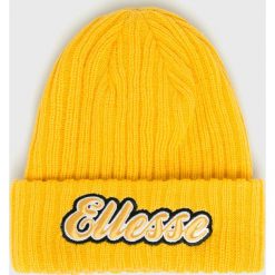 Ellesse - Czapka. Żółte czapki męskie marki Ellesse, na zimę, bez wzorów, z dzianiny. W wyprzedaży za 69,90 zł.