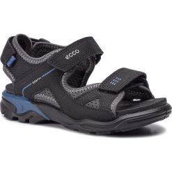 Sandały ECCO - Biom Raft 70060256340 Black/Dark Shadow. Czarne sandały chłopięce ecco, ze skóry ekologicznej, bez zapięcia. W wyprzedaży za 249,00 zł.