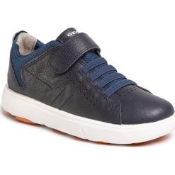 Sneakersy GEOX - J Nebcup B.B J02AZB 04614 C0820 M Navy/Orange. Niebieskie trampki chłopięce Geox, bez wzorów, ze skóry, na rzepy. Za 329,00 zł.
