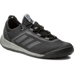 Buty adidas - Terrex Swift Solo S80930 Utiblk/Cblack/Grefou. Czarne buty trekkingowe męskie marki Adidas, z materiału, outdoorowe, adidas terrex. W wyprzedaży za 269,00 zł.