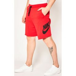 Szorty materiałowe NIKE Sportswear Alumni AR2375. Czerwone spodenki i szorty męskie Nike, m, bez wzorów, z bawełny. W wyprzedaży za 159,00 zł.