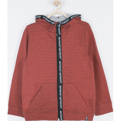 Bluza. Czerwone bluzy chłopięce marki SKATE CLUB, z bawełny, z długim rękawem, długie, z kapturem. Za 69,90 zł.